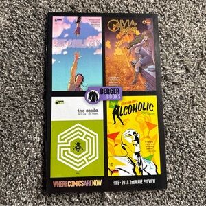 Berger Books 2018 SDCC Promo Swag Preview Comics Olivia Twist The Seeds